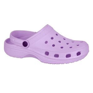 Dek Womens/Ladies Perforated Clogs / Lilac